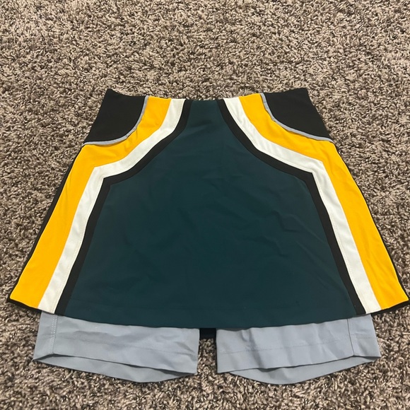 Athletic mini skirt A line with shorts attached 00 - Picture 3 of 4